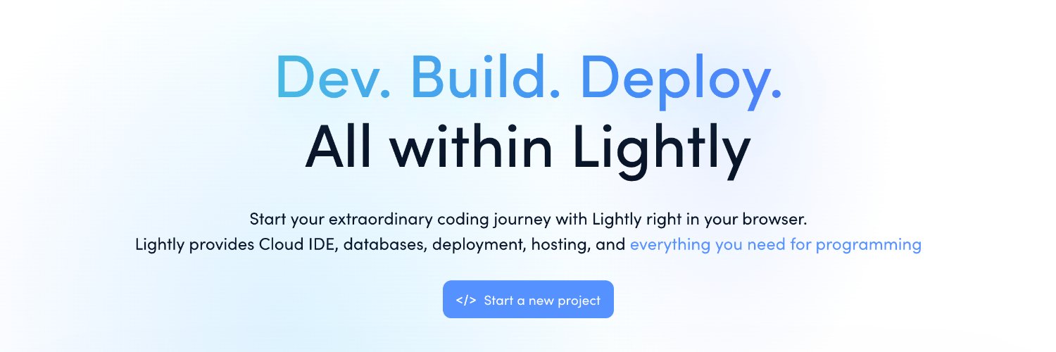 Lightly IDE banner