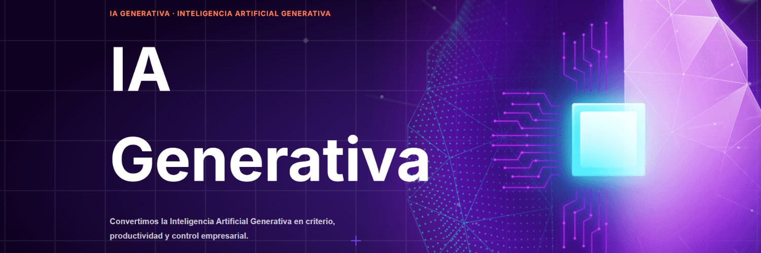 IA Generativa | Inteligencia Artificial Generativa banner