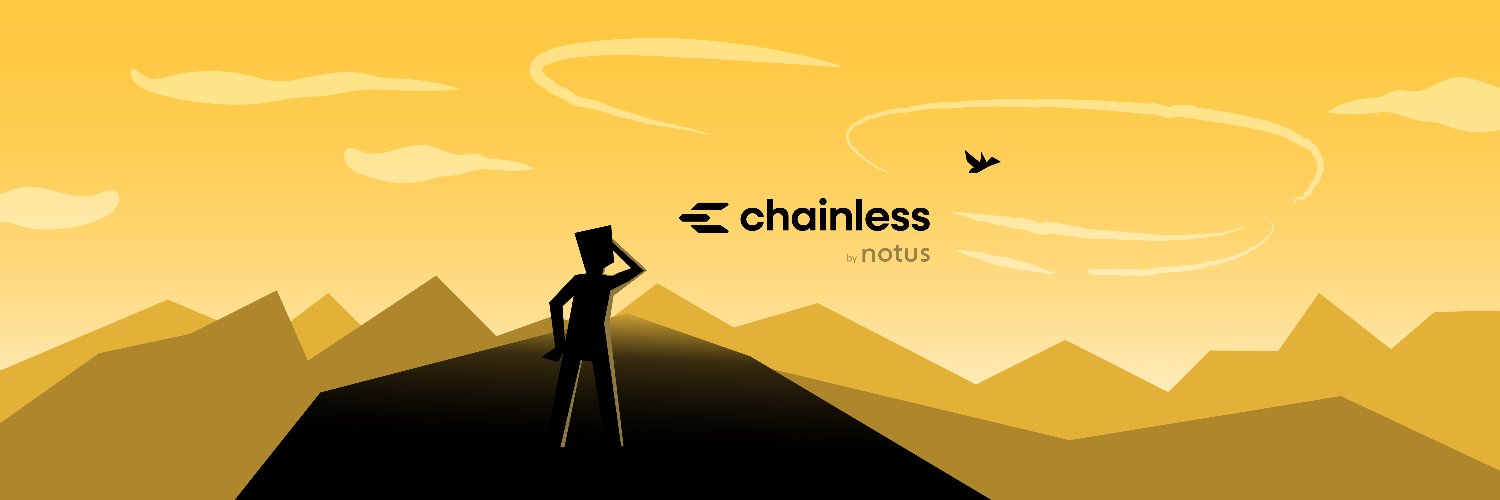 Chainless banner