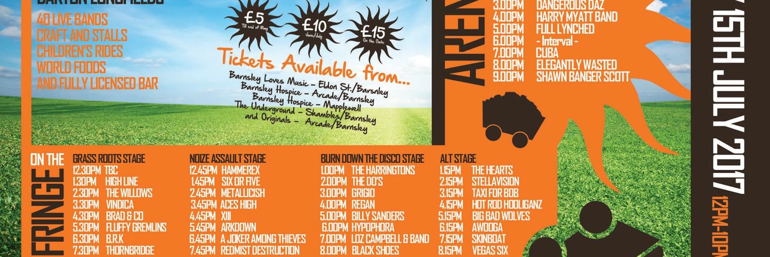 Coalfields Festival banner