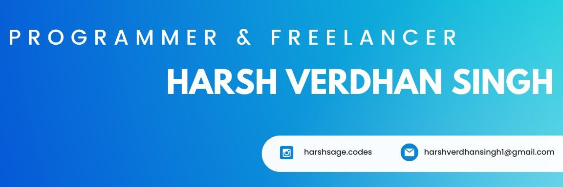 Harsh Verdhan Singh banner