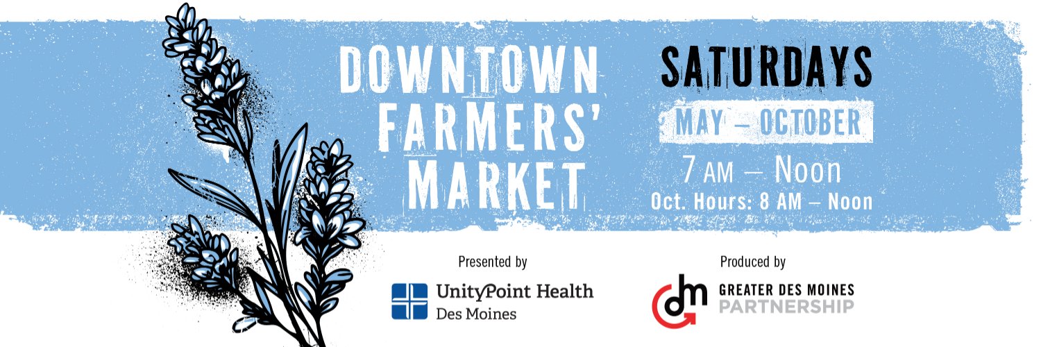 Downtown Farmers’ Market – DSM Profile Banner