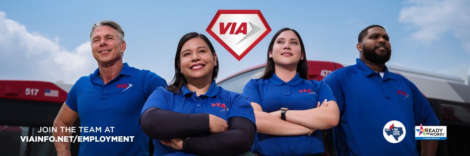 VIA Metro Transit banner