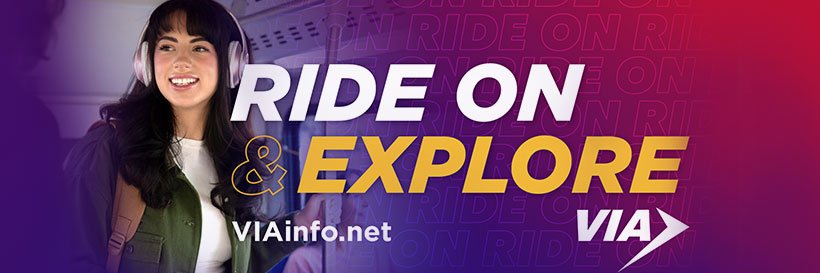VIA Metro Transit banner