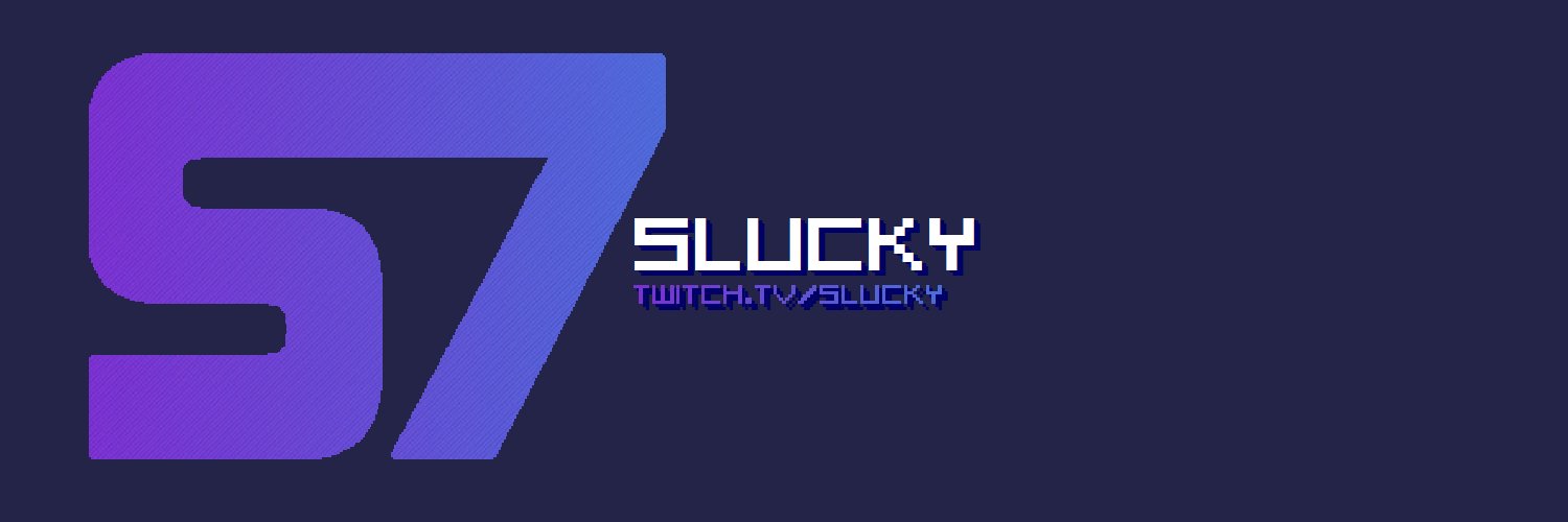 Slucky banner