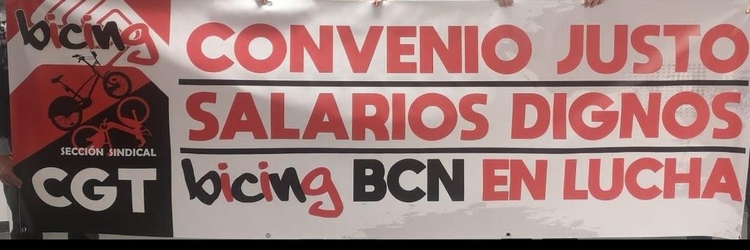 Sección Sindical CGT Bicing banner