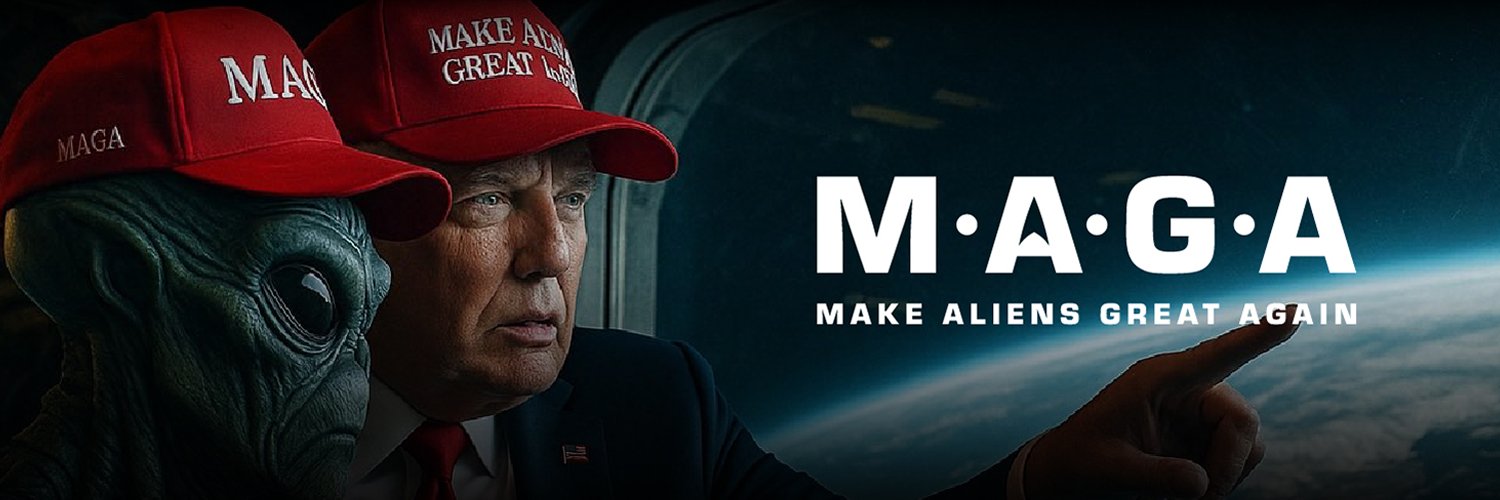 Make Aliens Great Again banner