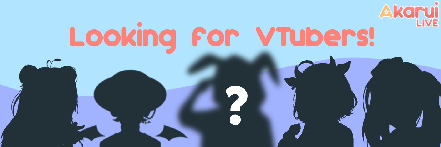 AkaruiLIVE | VTuber Agency banner