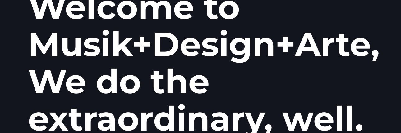 MusikDesignArte banner