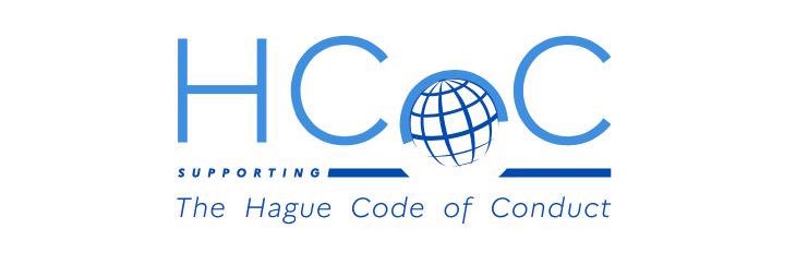 Supporting the Hague Code of Conduct banner