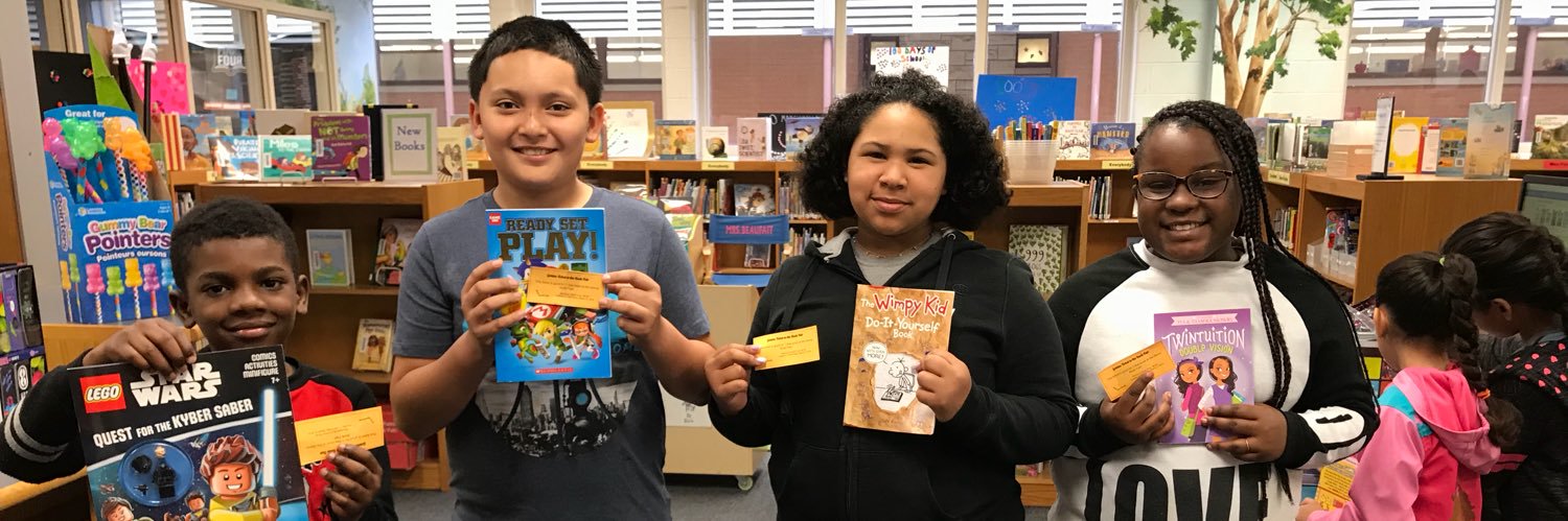 Serna Elementary Library banner
