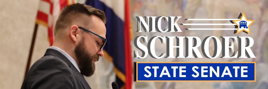 Senator Nick Schroer banner
