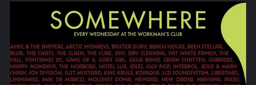 Somewhere Club banner