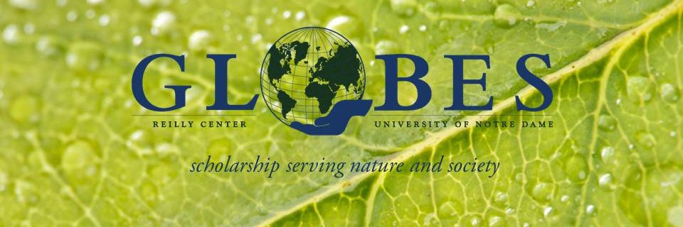 GLOBES at the University of Notre Dame banner