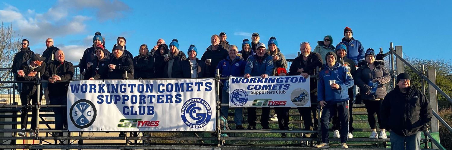 Workington Comets Supporters Club Official banner