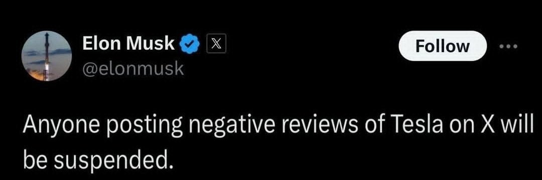 Tesla is shit banner