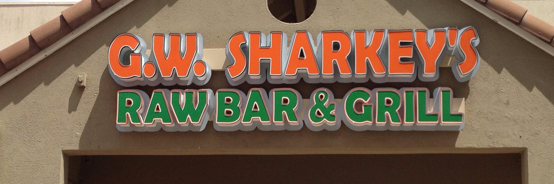 GW Sharkey's Raw Bar banner