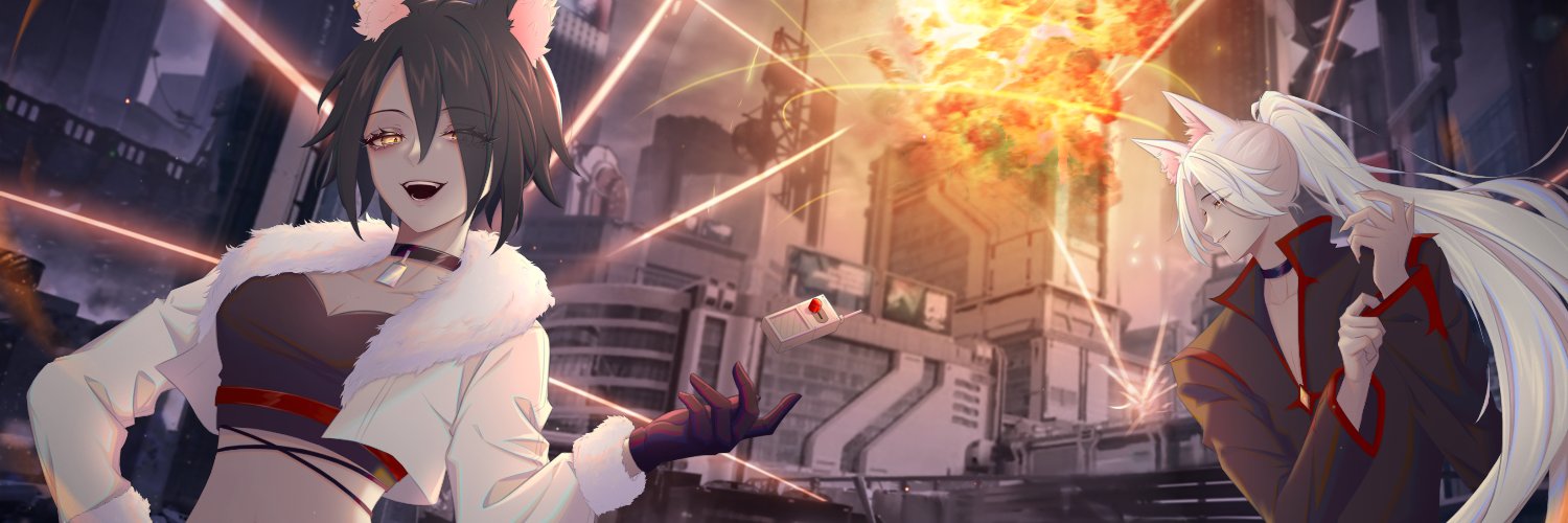 𓆩 【嗷嗚是只狼 】2.0 樊悠幻 𝕍𝕒𝕟 𝕜𝕒𝕜𝕦 🦇幻想懷舊系Vtuber banner