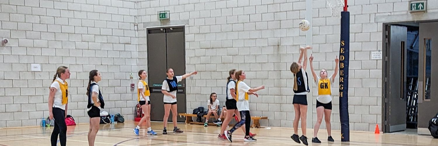 Cumbria County Netball Association banner