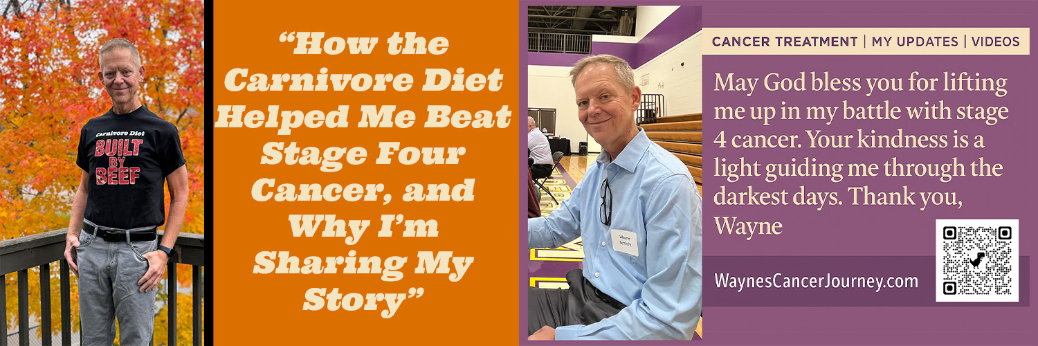 Wayne's Cancer Story banner