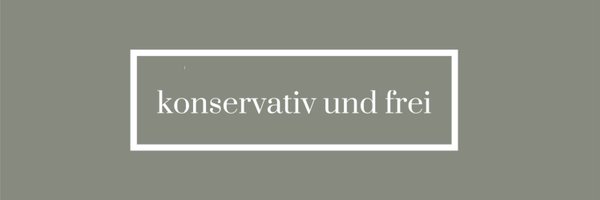 Konservativ und frei Profile Banner