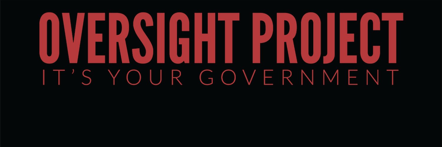 Oversight Project's banner