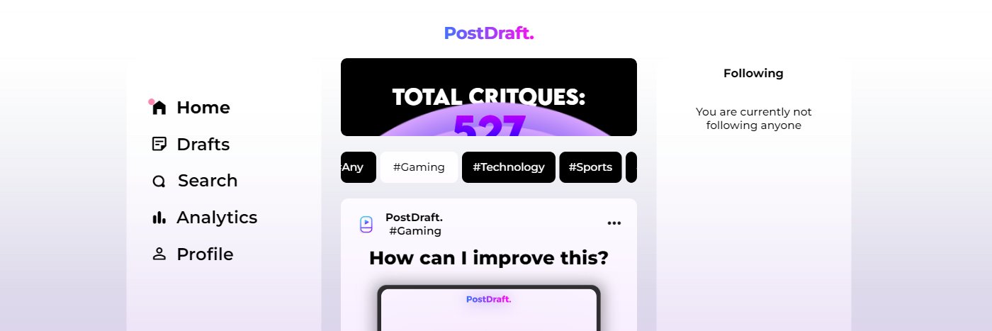 PostDraft. banner