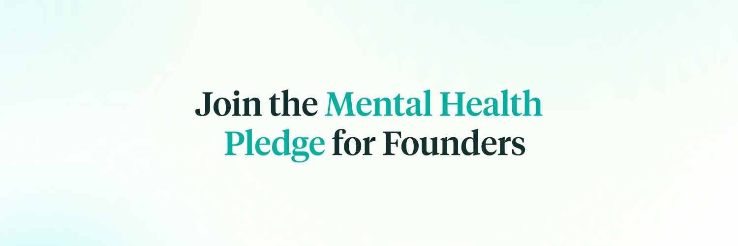 Founder Mental Health Pledge banner