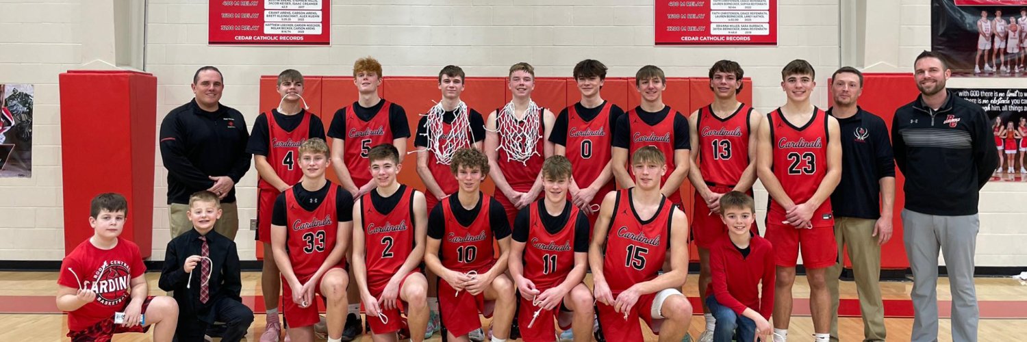 Boone Central Cardinals Boys Basketball banner
