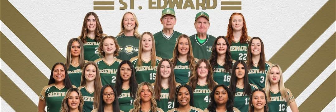 St. Ed's GreenWave Softball banner