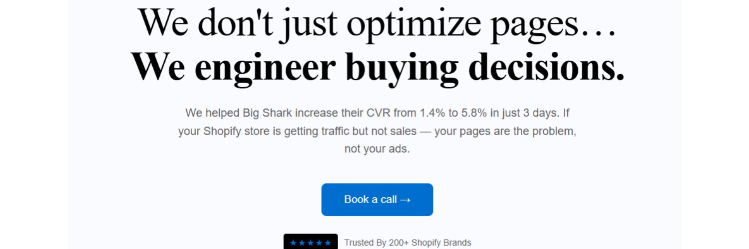 Evans | Advertorials Builder & CRO banner