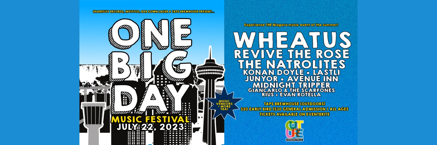 ONE BIG DAY MUSIC FESTIVAL banner