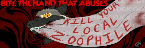 Zoophiles are horrible monsters ζ⃠ Profile Banner