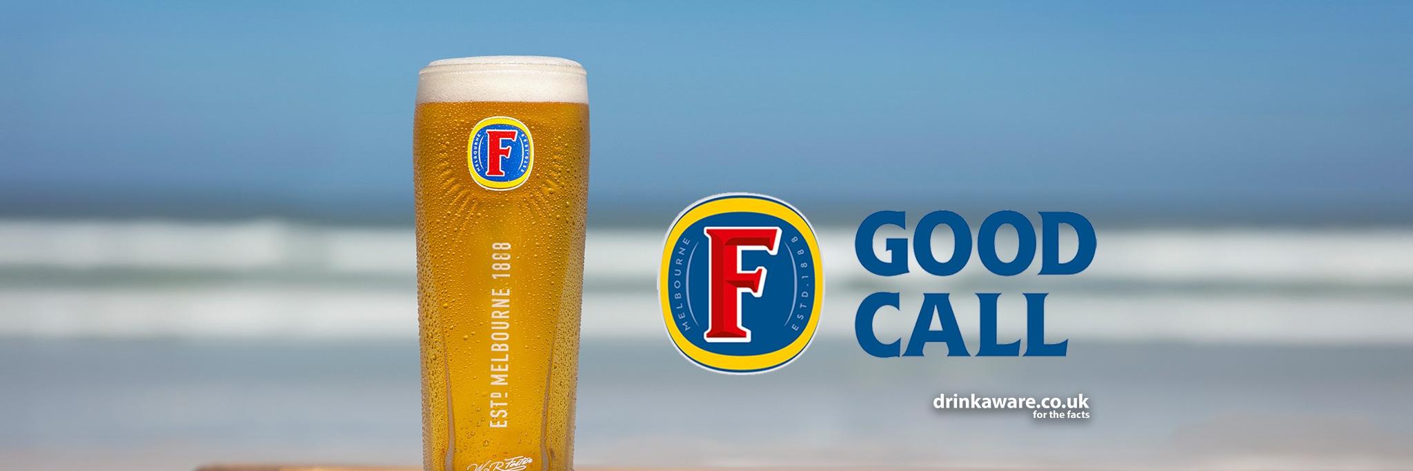 Foster's banner