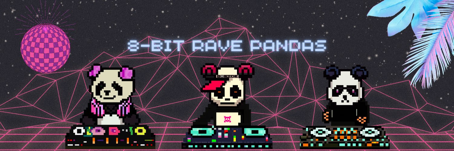🐼 8-Bit Rave Pandas 🐼 banner
