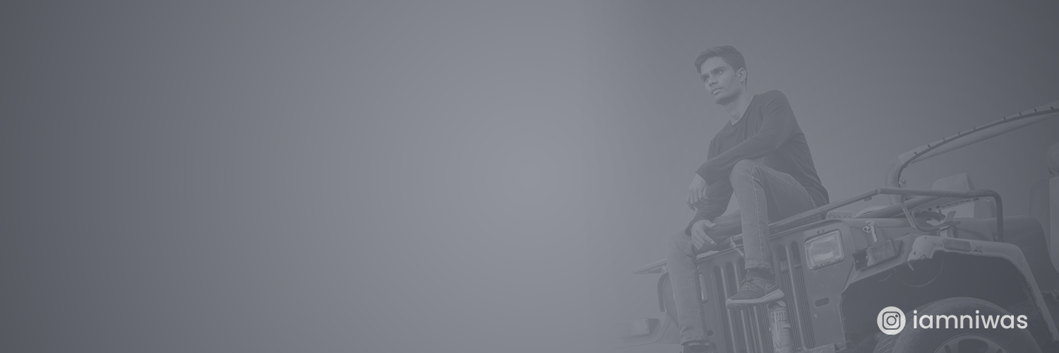 Twitter banner for @iamniwas