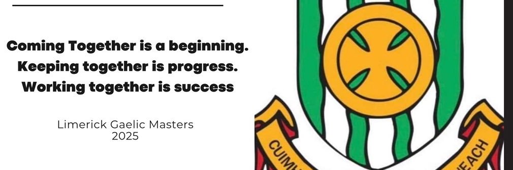 Limerick Gaelic Masters banner