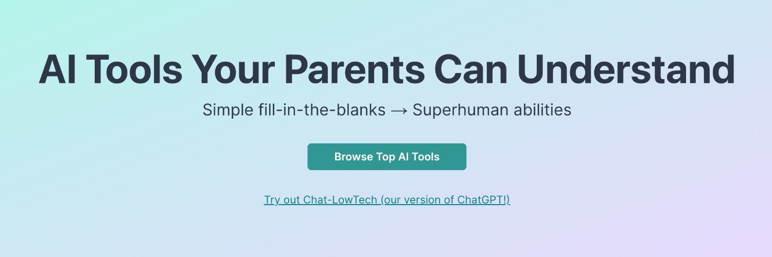 LowTechAI's profile banner image