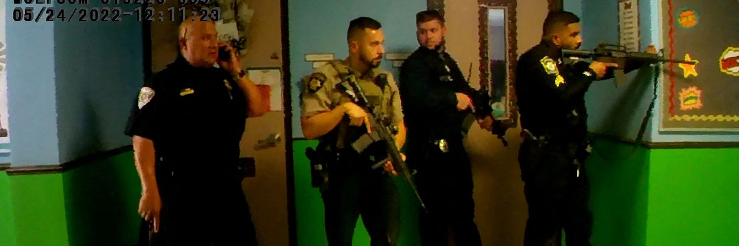 Uvalde Police Are Cowards banner