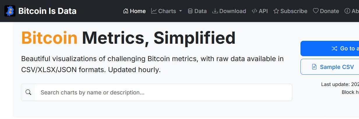 Bitcoin Is Data's banner