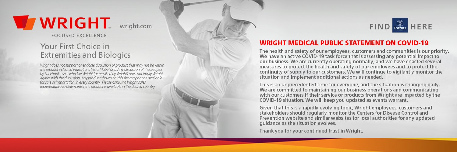 wrightmedical's profile banner image