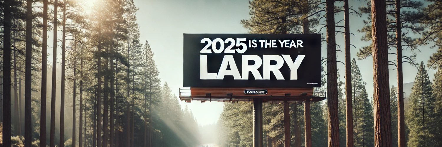 Lumberjack Larry's banner