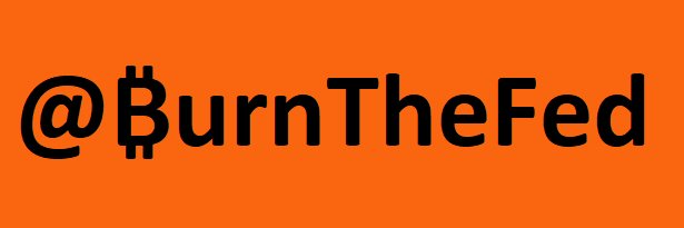 ₿urn The Fed's banner