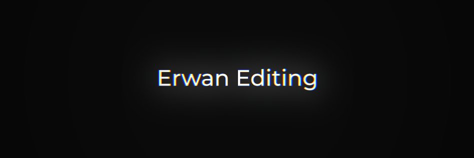 Erwan Editing banner