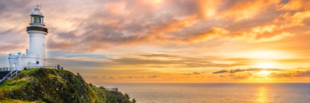 The Cape Byron Lighthouse Declaration's banner
