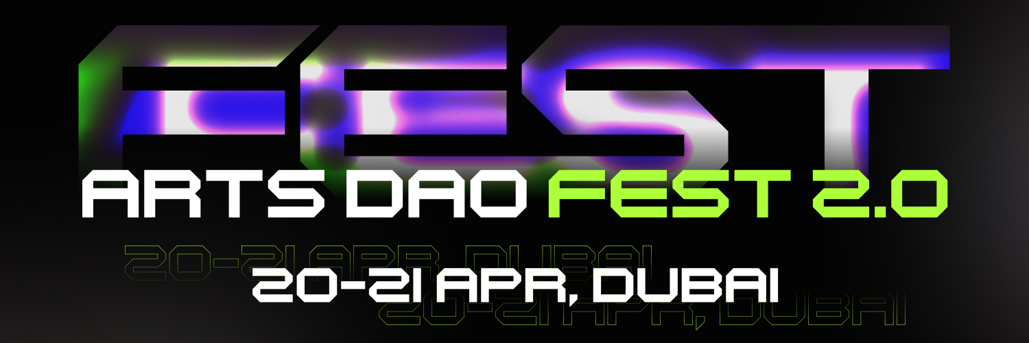 Arts DAO FEST banner