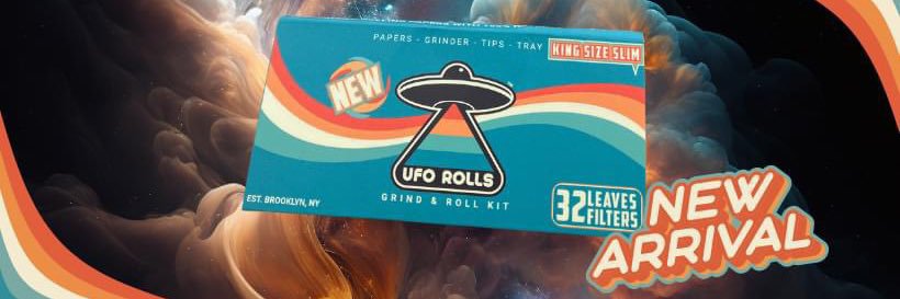 UFO Rolls | Intergalactic Rolling Papers banner