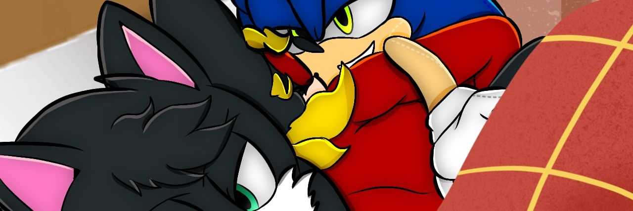 Yami the hedge-wolf❤️🖤✨️ banner
