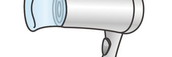 カラフルなドライヤー banner