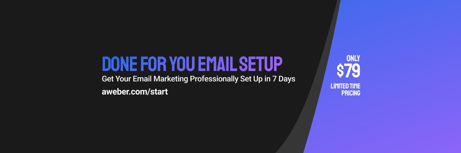AWeber banner